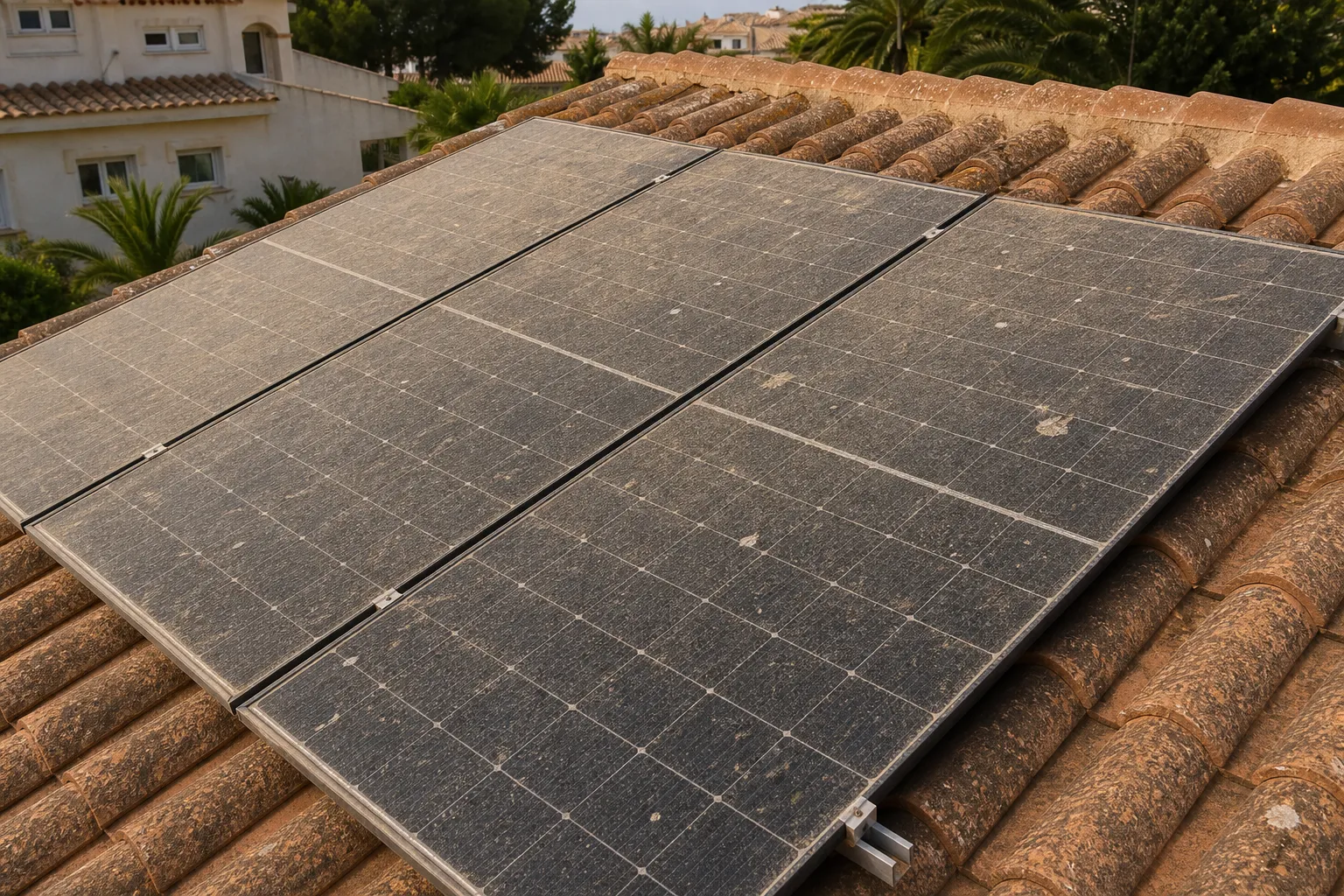 ¿Limpiar los paneles solares? En monocristalino, casi nunca compensa (y a veces hace daño)