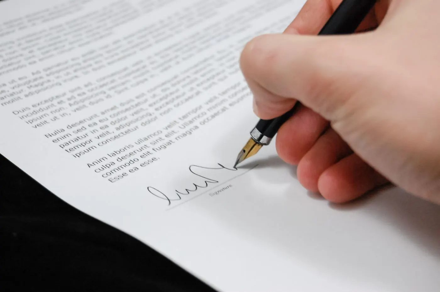 Firma del acuerdo de reparto de coeficientes entre dos titulares