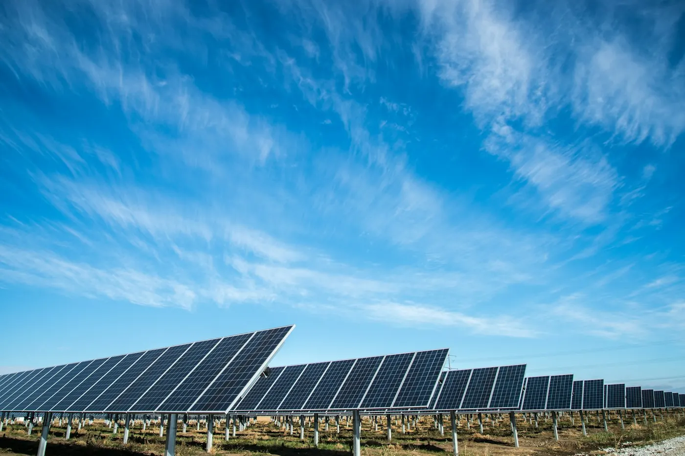 Primer plano de celdas de un panel solar