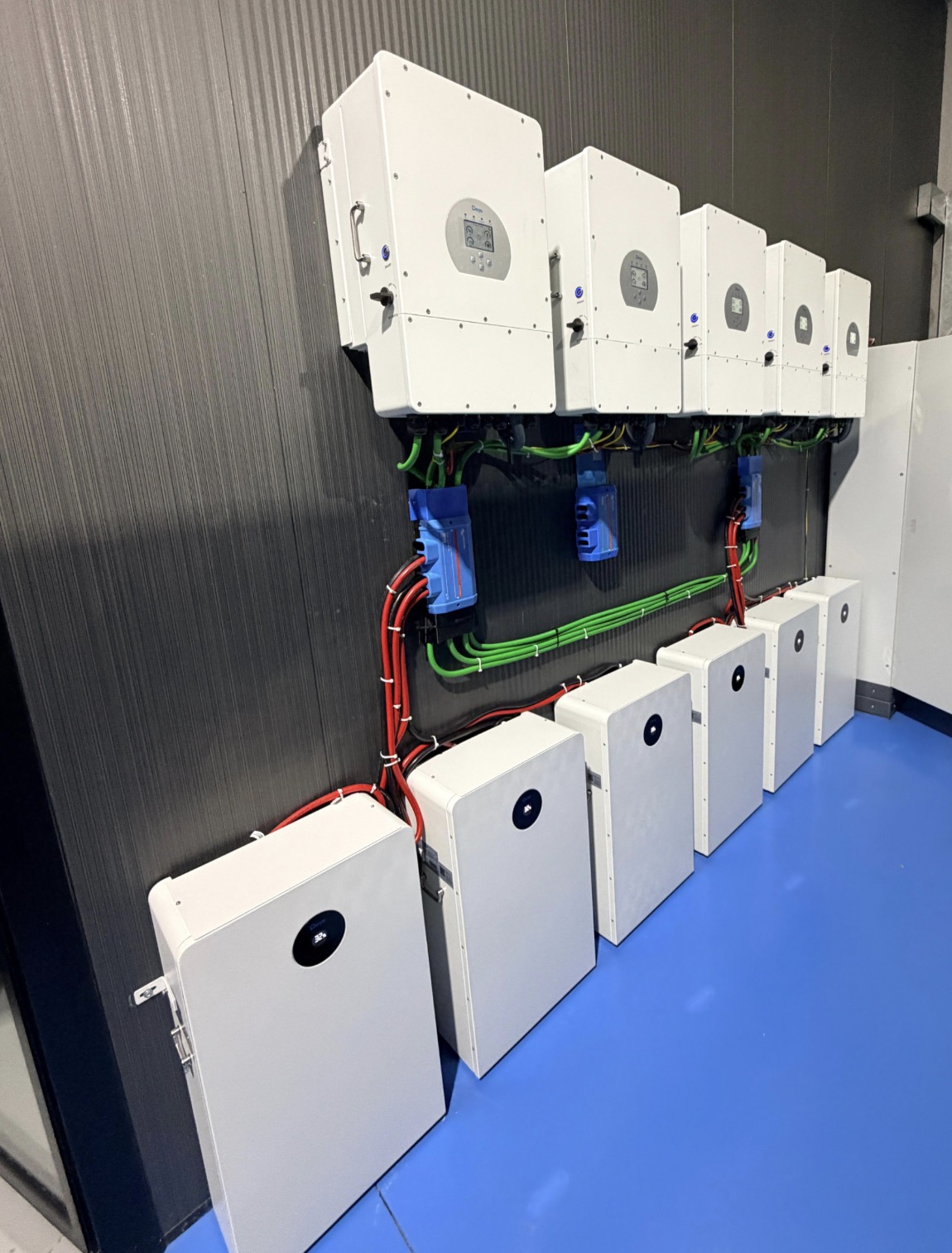 Vista angular instalación Marcopack